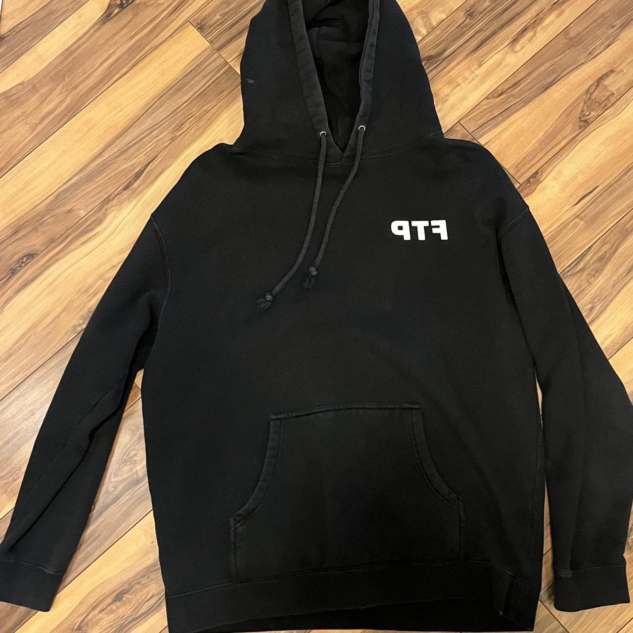 FTP reverse logo hoodie Size large Tiny bleach stains - Depop