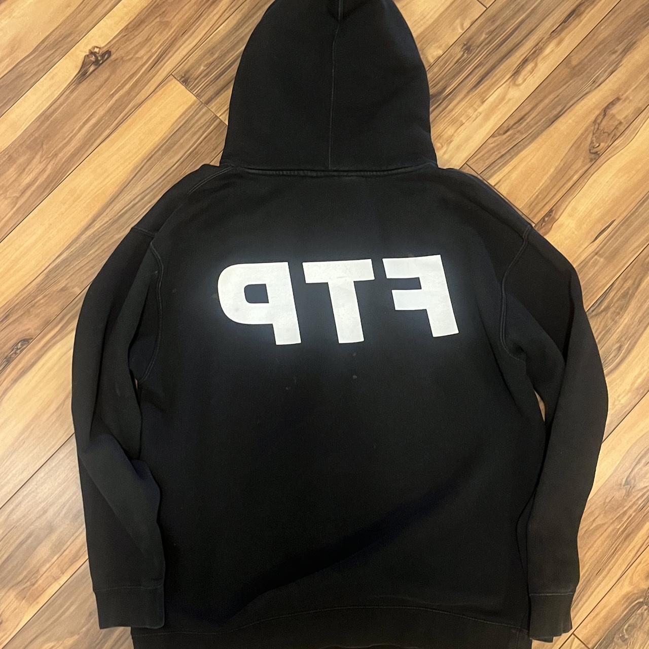 FTP reverse logo hoodie Size large Tiny bleach stains - Depop