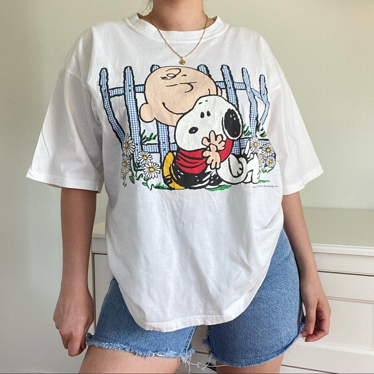 Vintage snoopy shirt. Made in USA. 100% cotton. In...