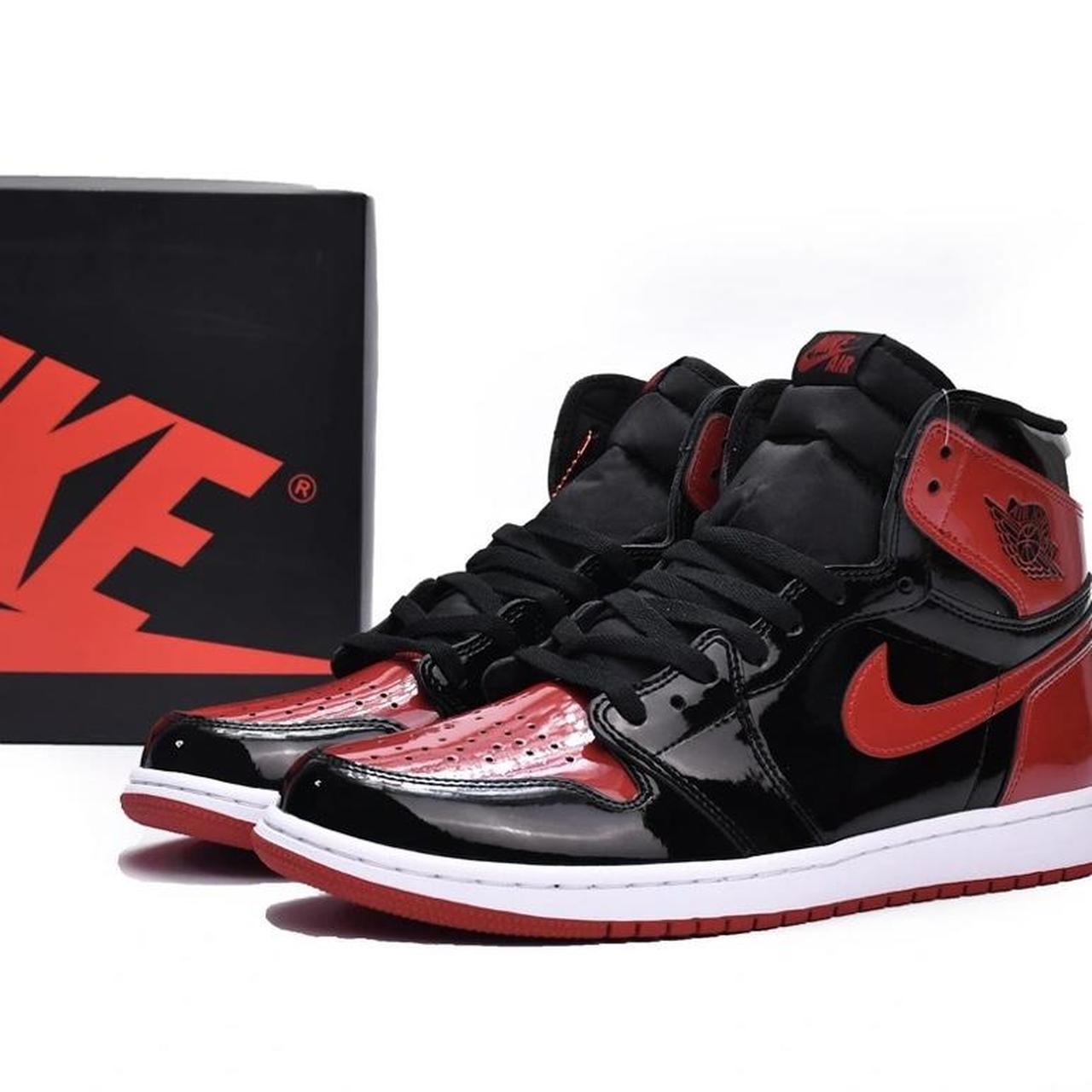 Jordan 1 patent bred Brand new Boxed 100... Depop