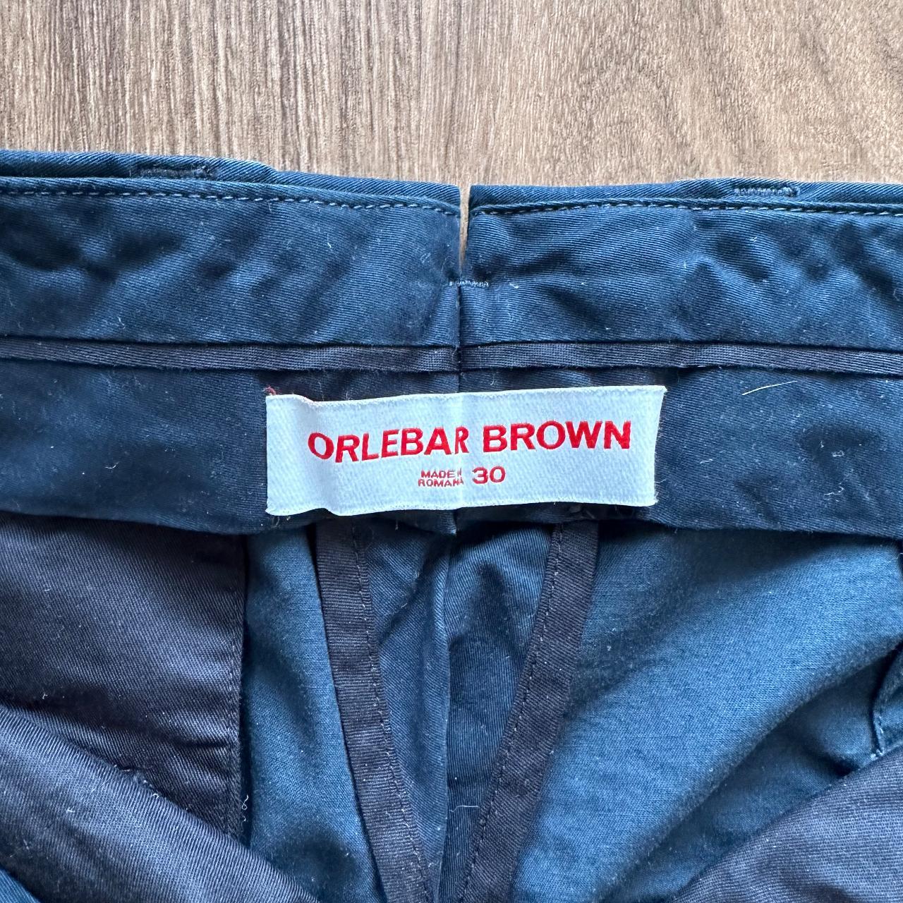 Orlebar Brown Men's Blue and Navy Shorts (3)