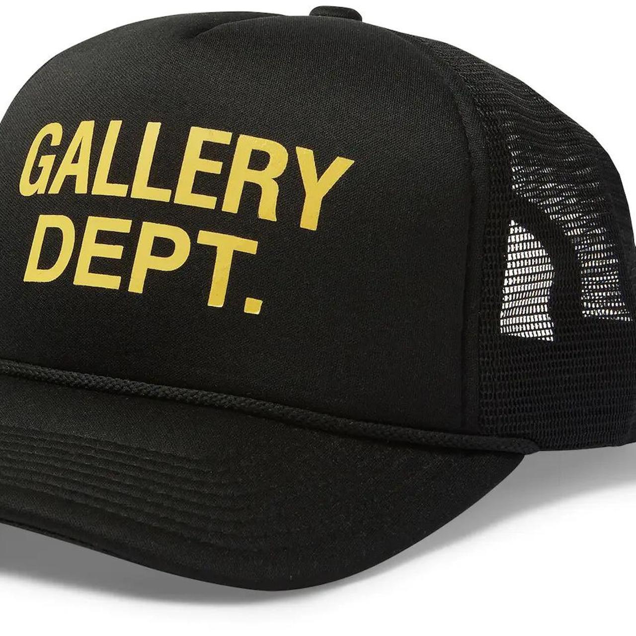 black and yellow gallery dept hat
