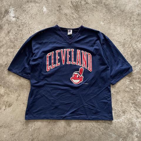 MLB Cleveland Indians Men's Long Sleeve Shirt Size M - Depop