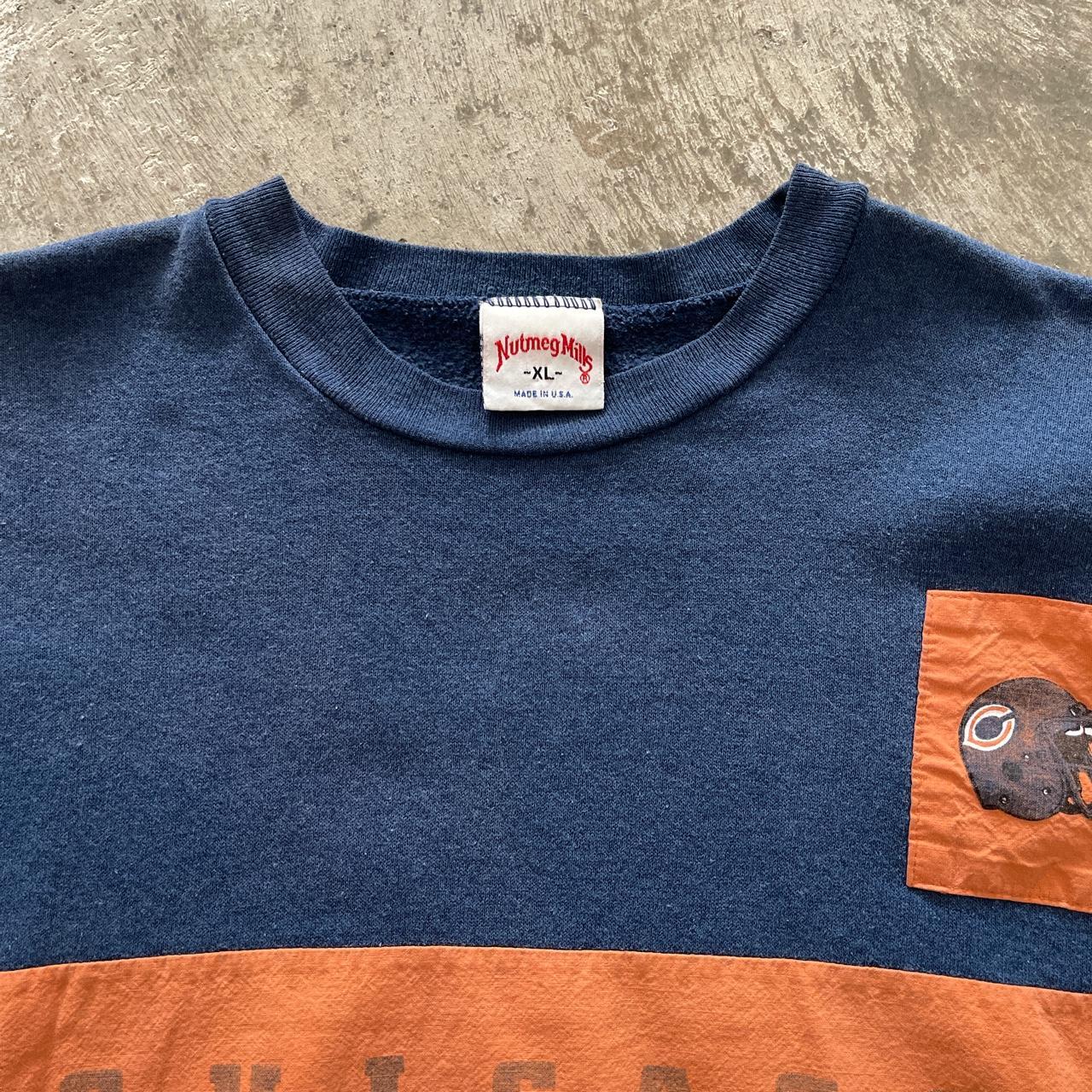 Vintage Chicago Bears Nutmeg Hoodie Size - Depop