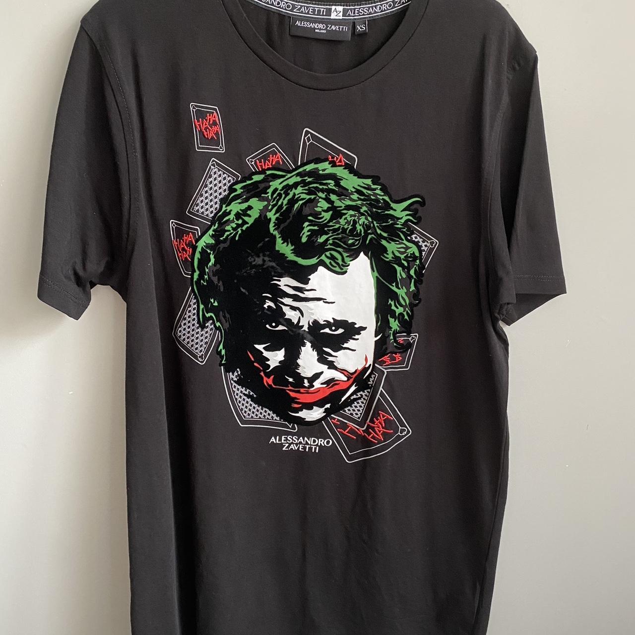 Alessandro Zavetti black joker t-shirt, Not