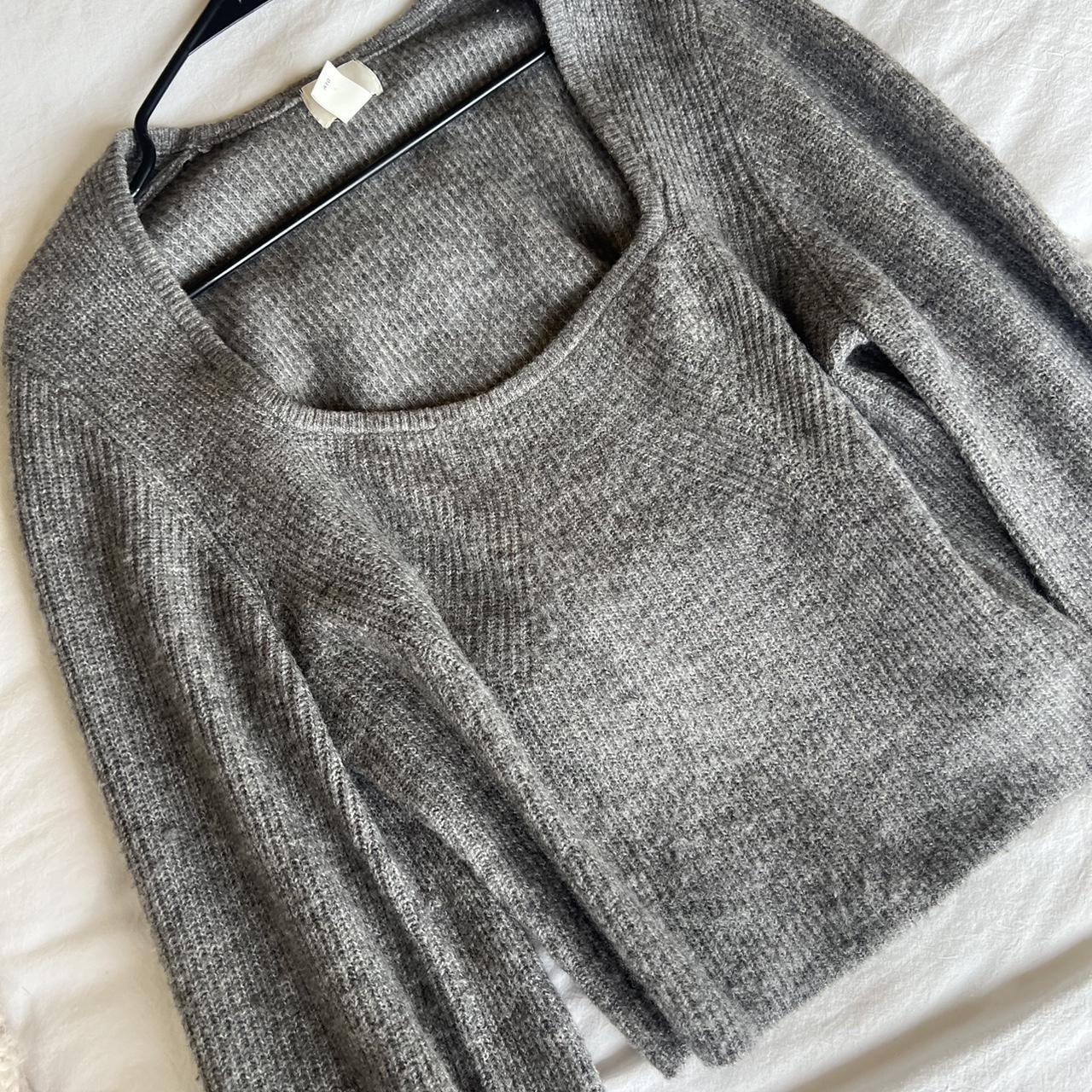 H&M Women's Grey Jumper | Depop