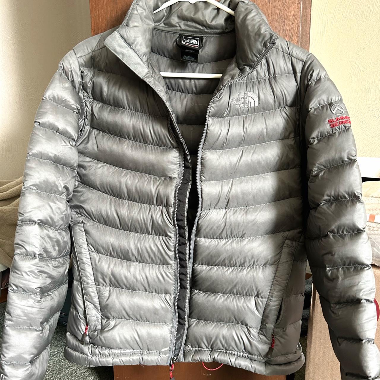 North face silver outlet puffer jacket