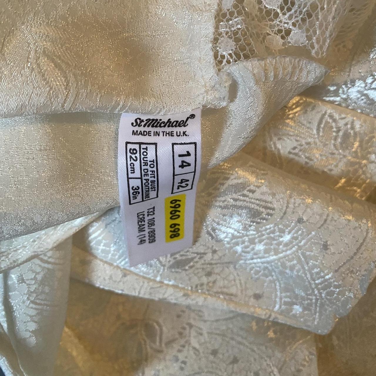 St Michael Women's White Top Depop