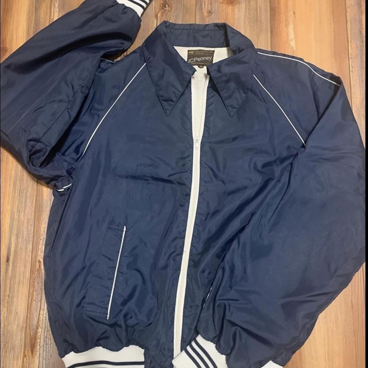 1970's vintage windbreaker jacket, metal... - Depop