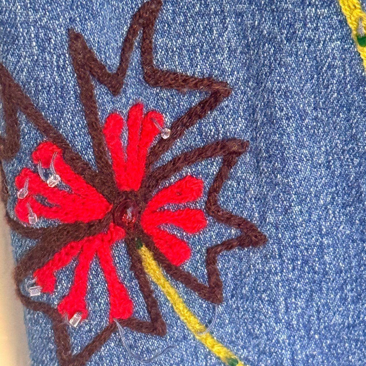 Source Unknown Women's Bootcut Embellished Jeans … - image 5