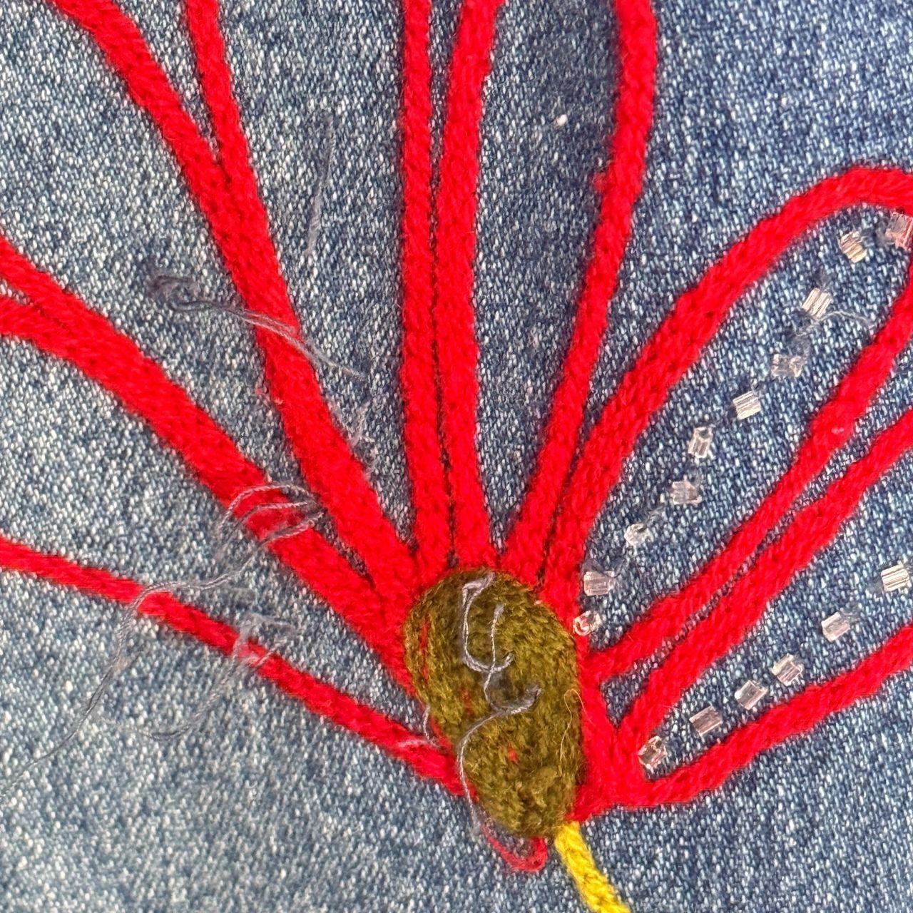 Source Unknown Women's Bootcut Embellished Jeans … - image 4