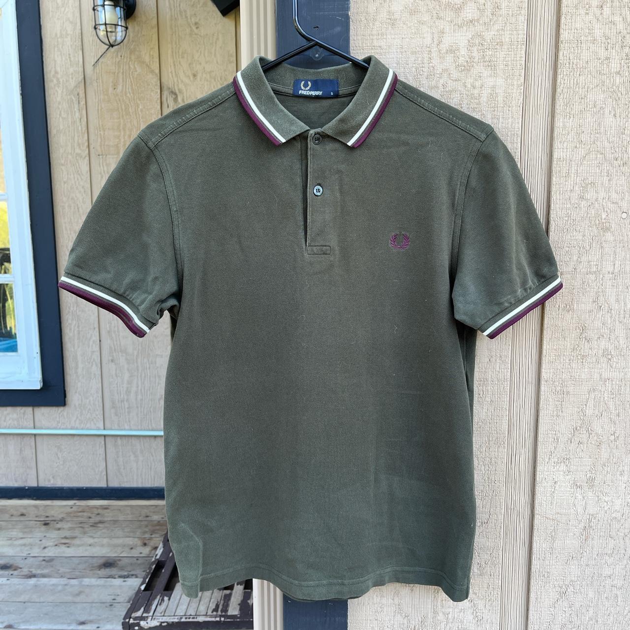 Fred Perry Men's Green Polo-shirts