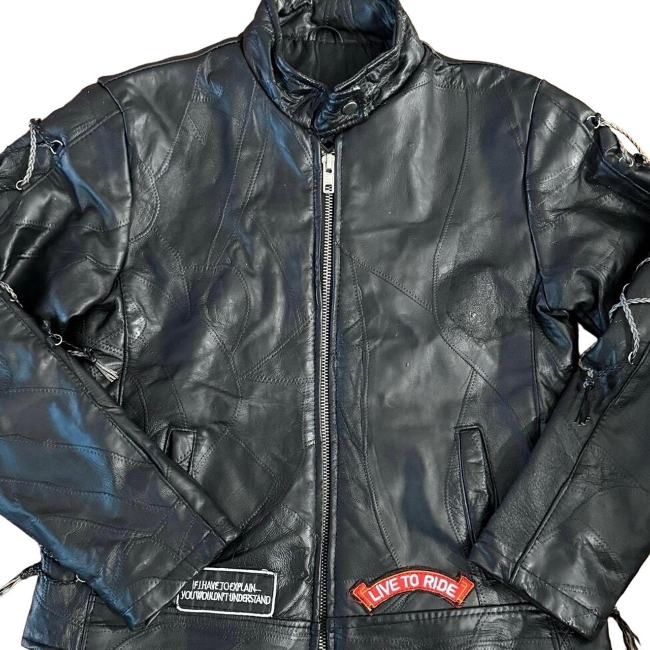 Source Unknown Women's Leather Jacket - Black - S… - image 8