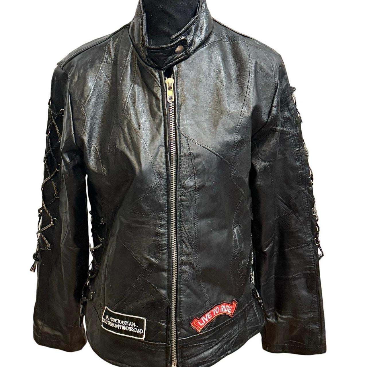 Source Unknown Women's Leather Jacket - Black - S… - image 2