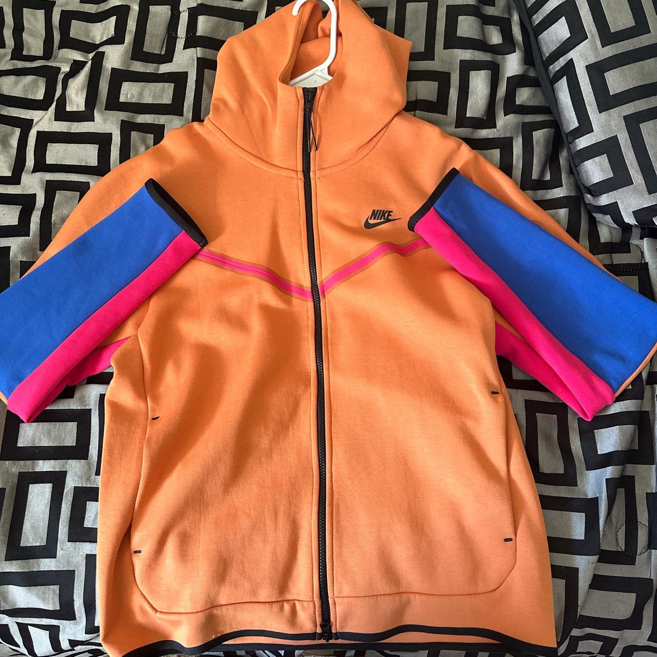 Multicolor, Nike tech fleece hoodie (Never... - Depop