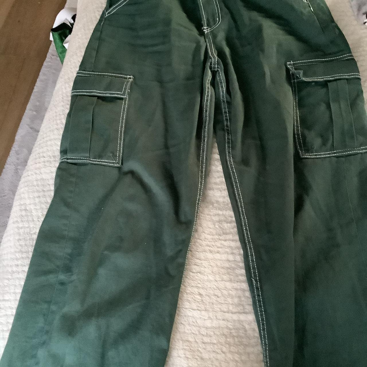 H&M Women's Green Jeans | Depop