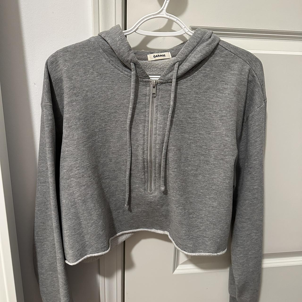 Garage Women's Grey Hoodie Depop