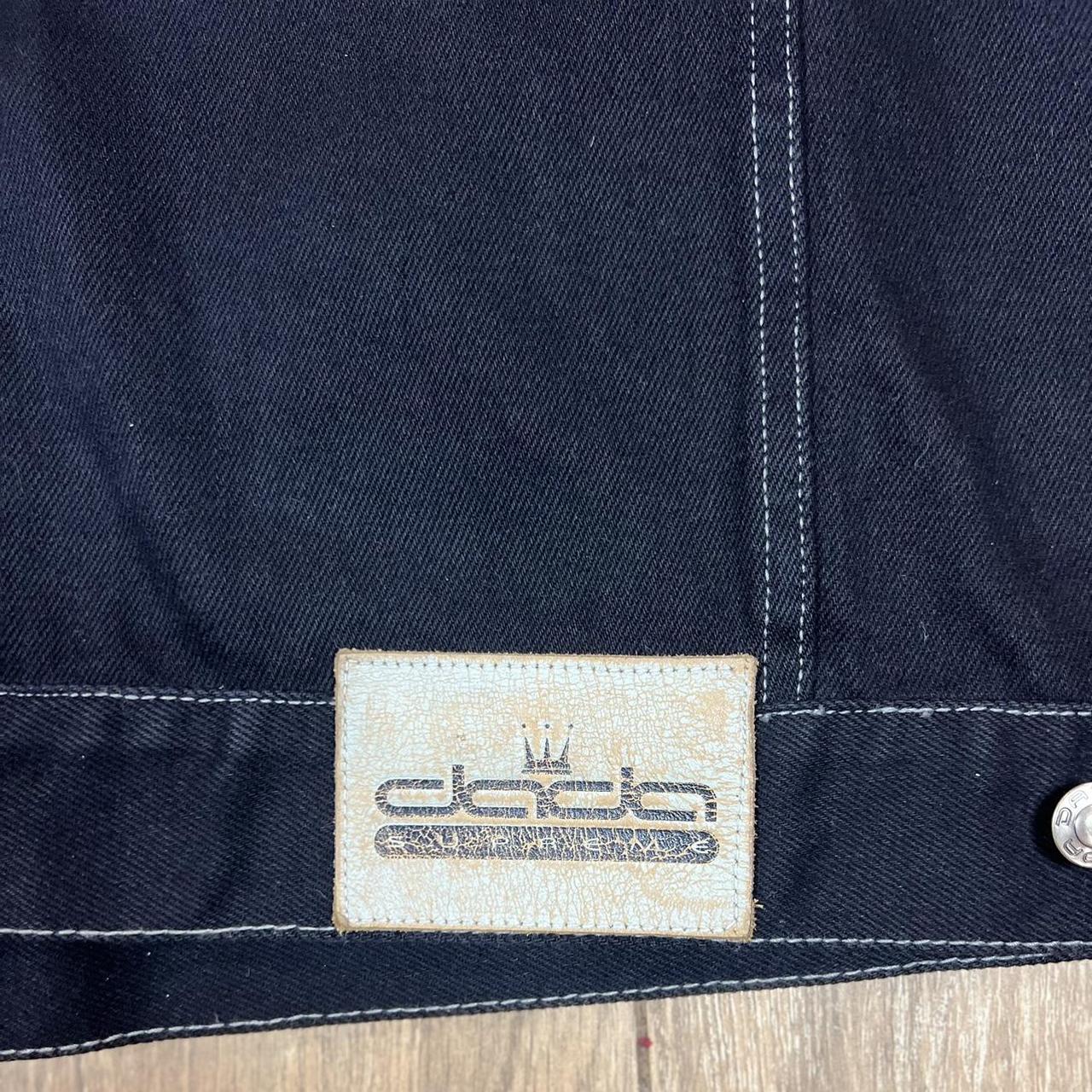 Dada supreme Black denim button up long sleeve | Depop