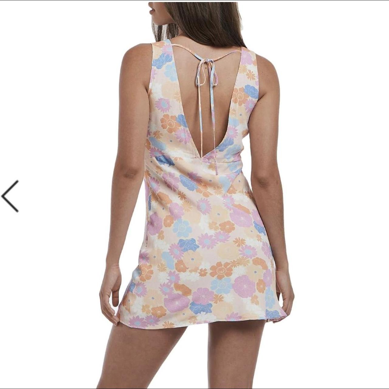 Charlie Holiday Women's Yellow and Pink Dress (4)