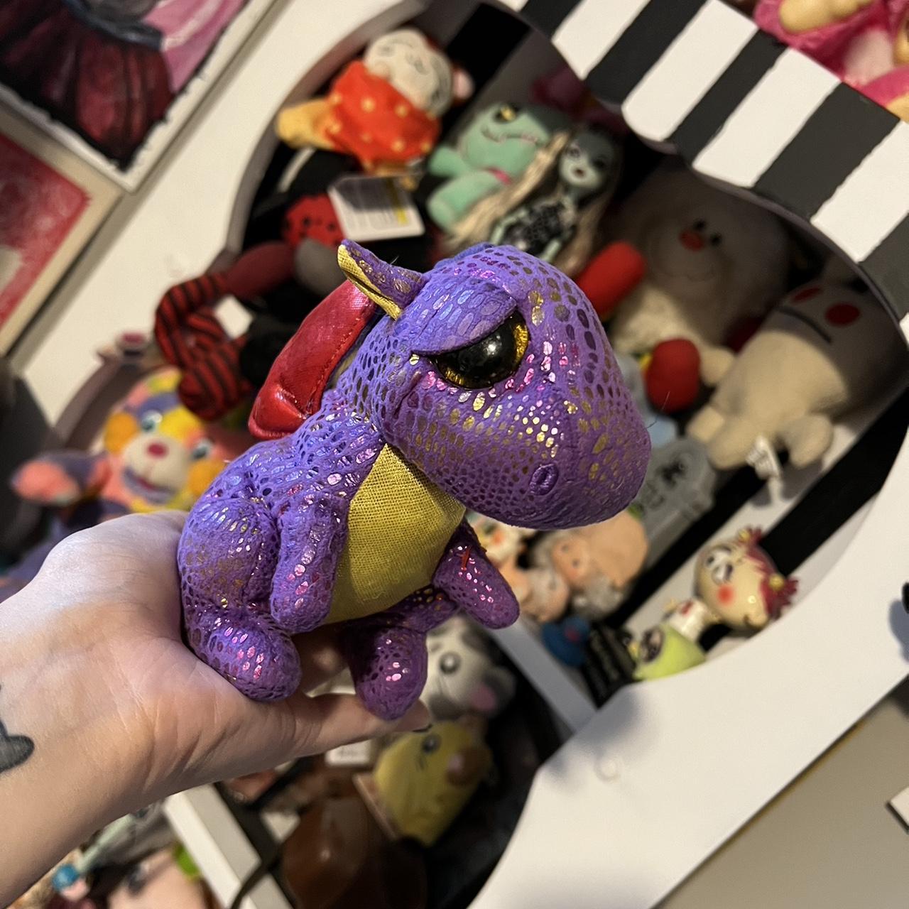 Spectra the dragon ty beanie boo abt 6in her butt... - Depop