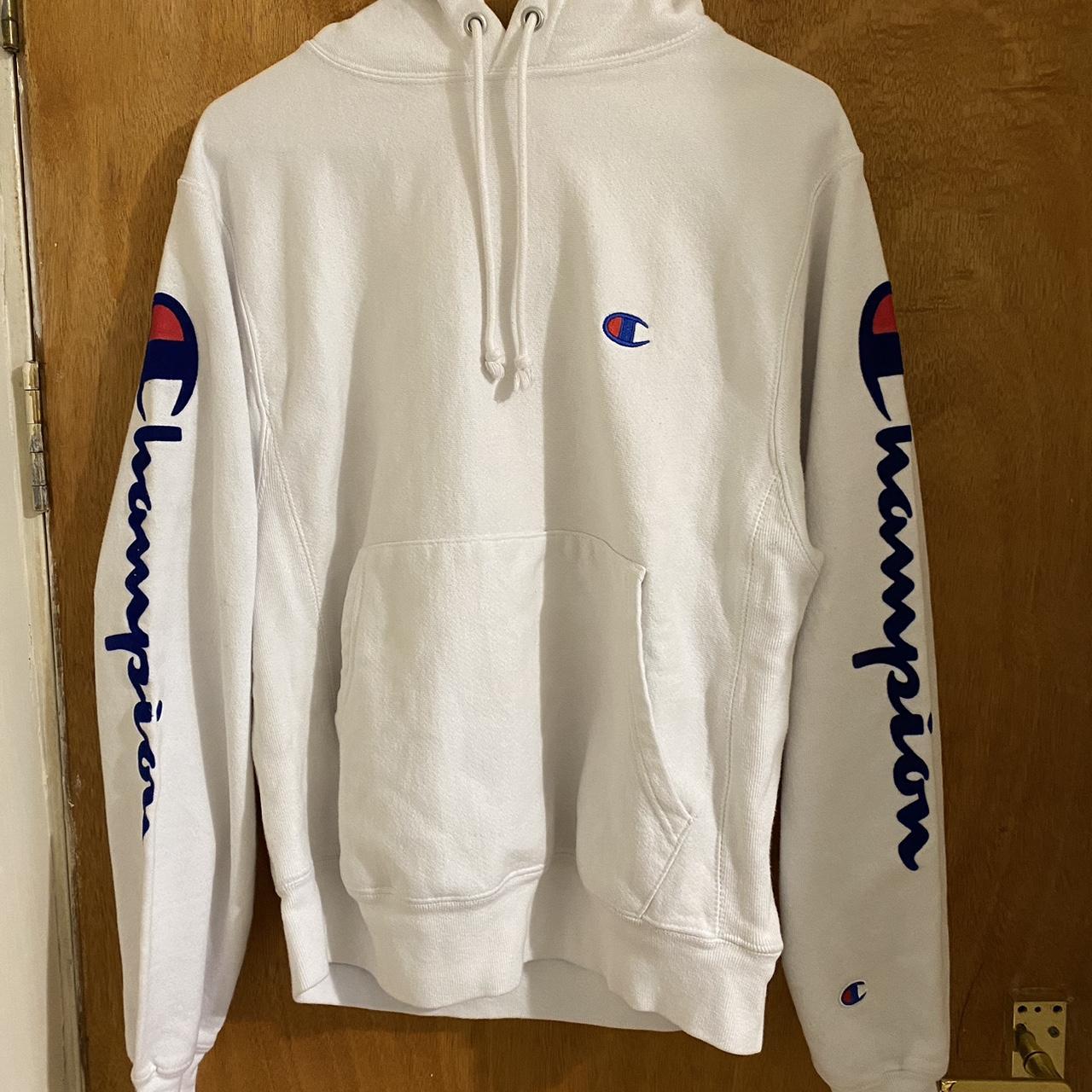 Champion store flock hoodie