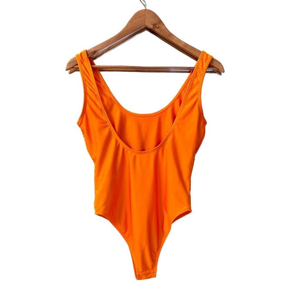 Coca-Cola Women's Orange Swimsuit-one-piece | Depop