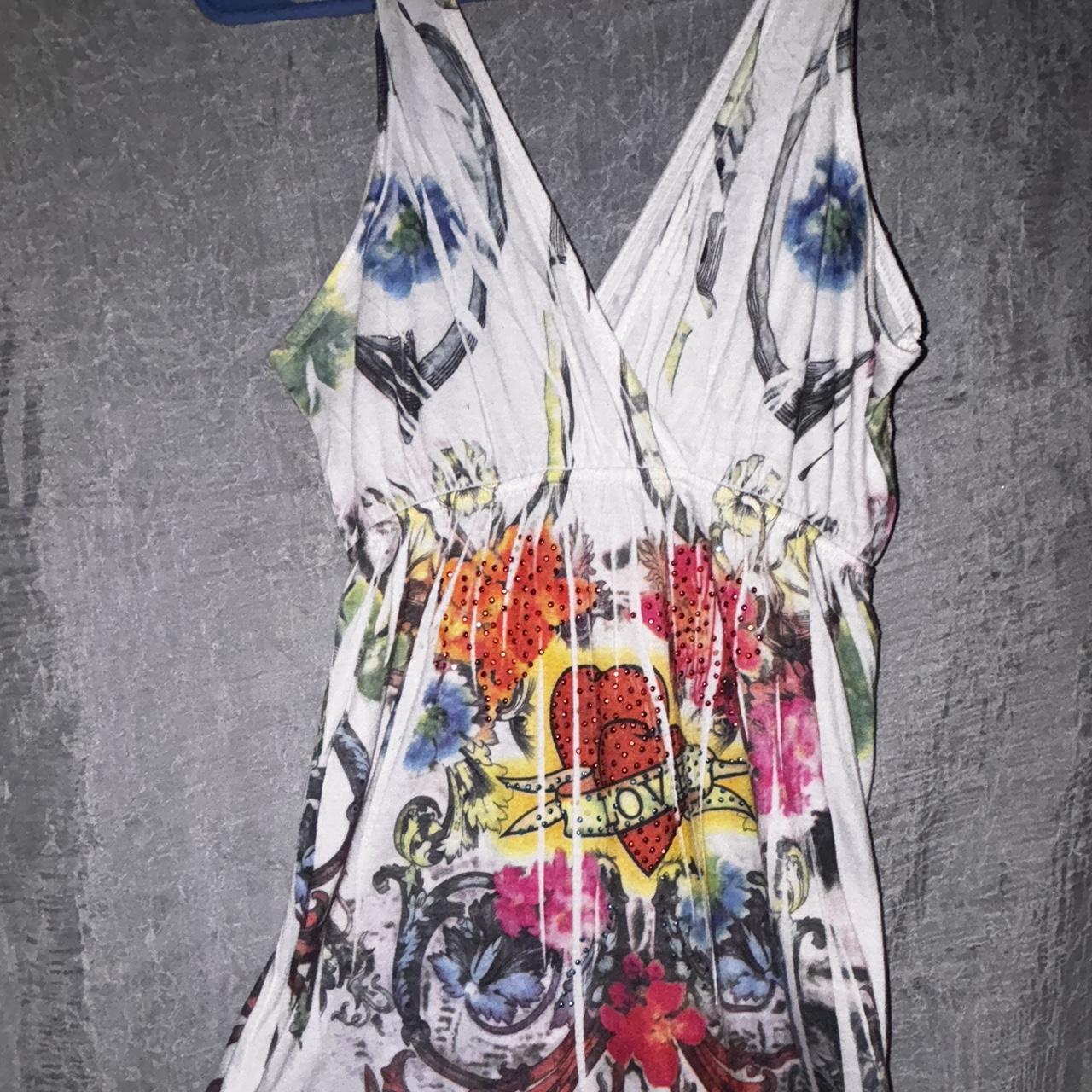 vintage ed hardy dress GREAT CONDITION -never worn... - Depop