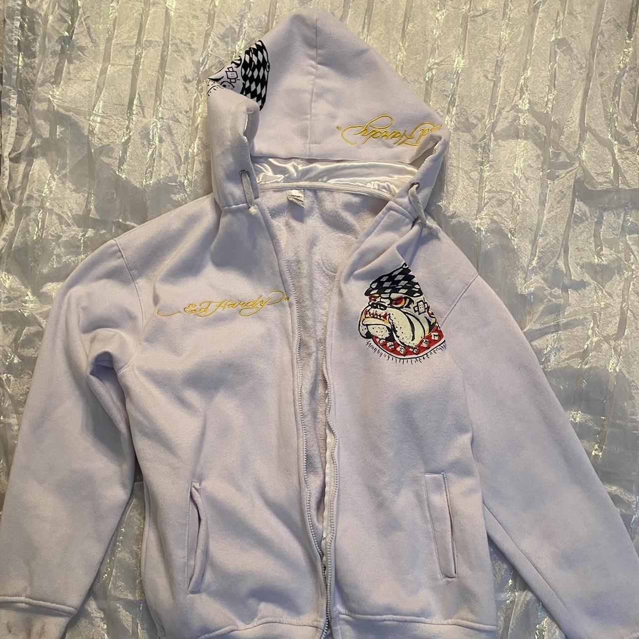 Ed Hardy Mens Multi Hoodie Depop