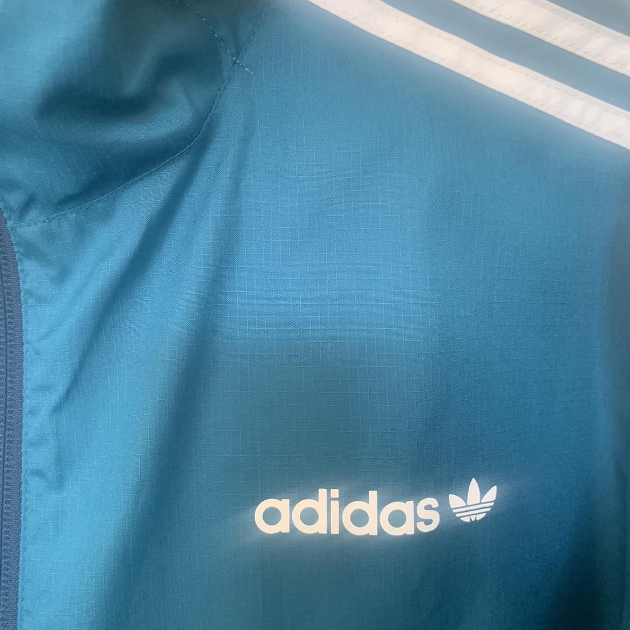 Adidas jacket in good used condition reversible... - Depop