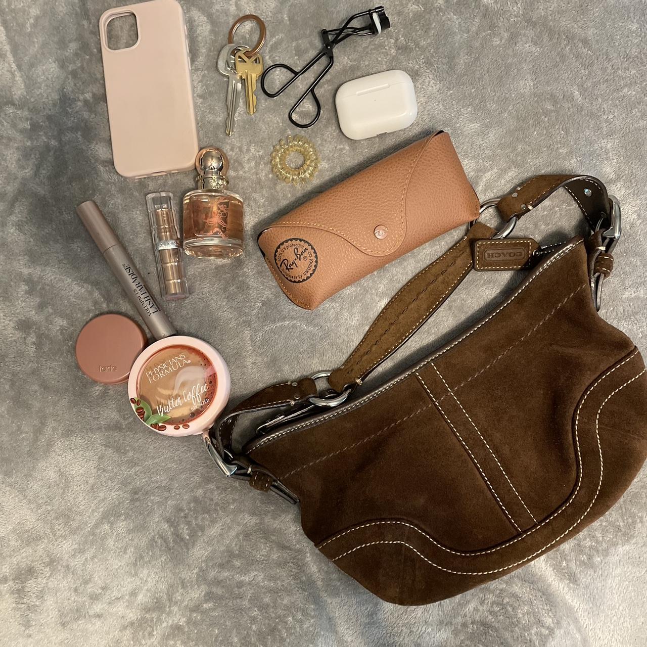 COACH mini shoulder bag  Mini shoulder bag, Bags, Brown coach purse