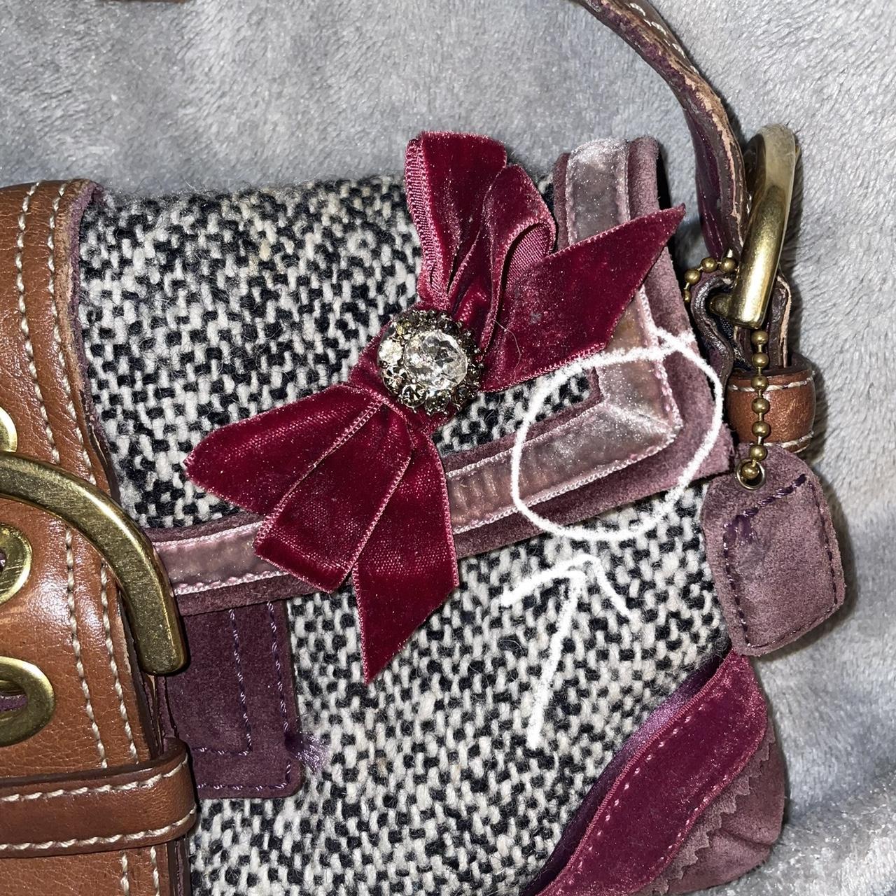 Coach Demi baguette Coach tweed bag Coach soho | Depop