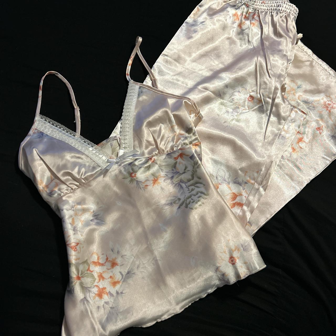 2 piece coquette pj set This set feels soft and... - Depop