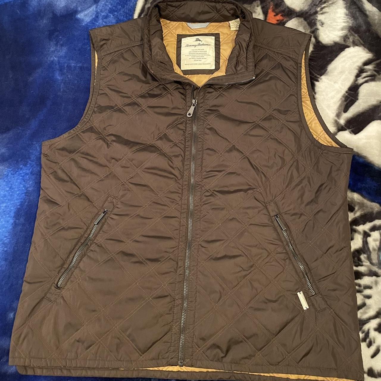 Tommy Bahama Men's Brown Gilet | Depop