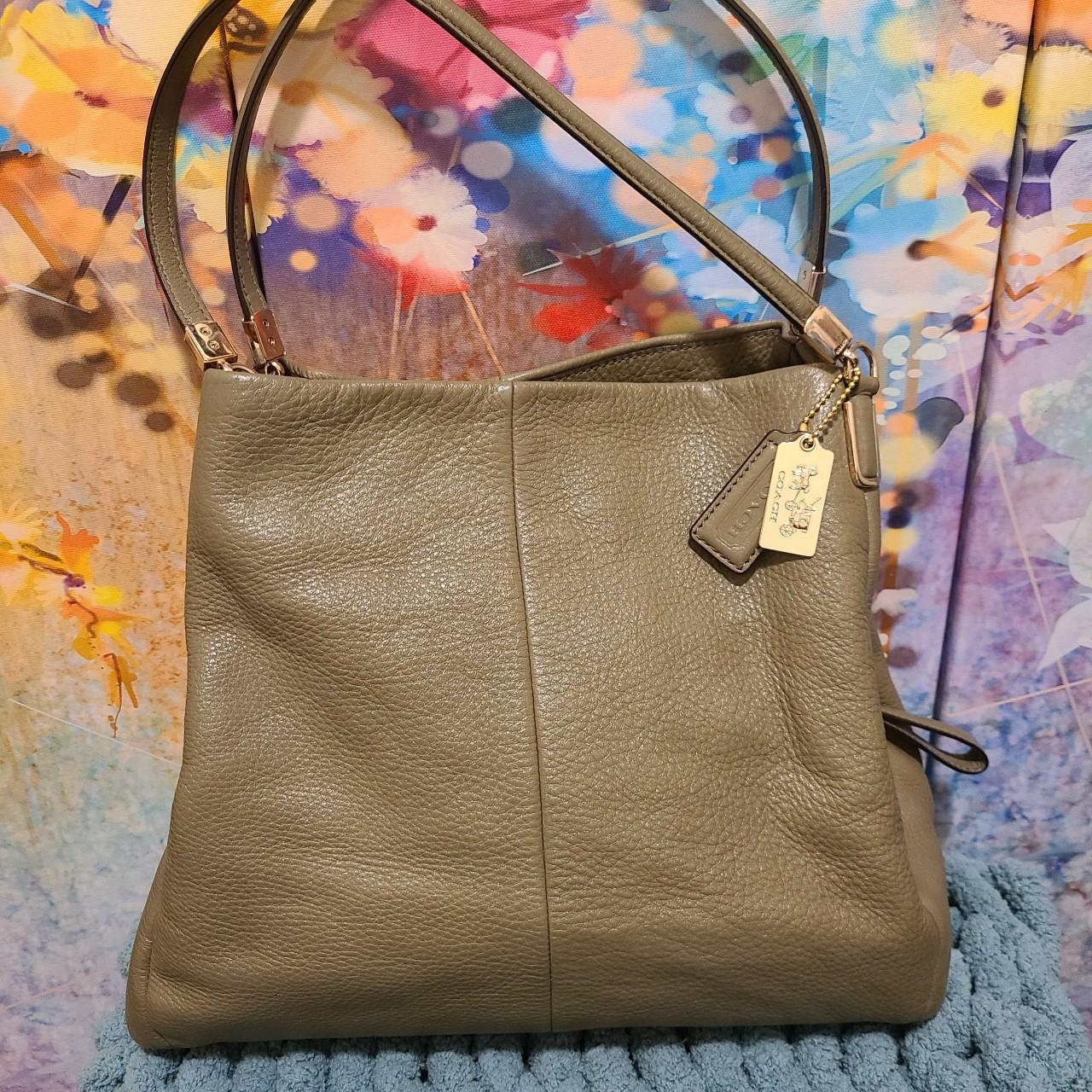 COACH MADISON LEATHER SMALL PHOEBE SHOULDER BAG