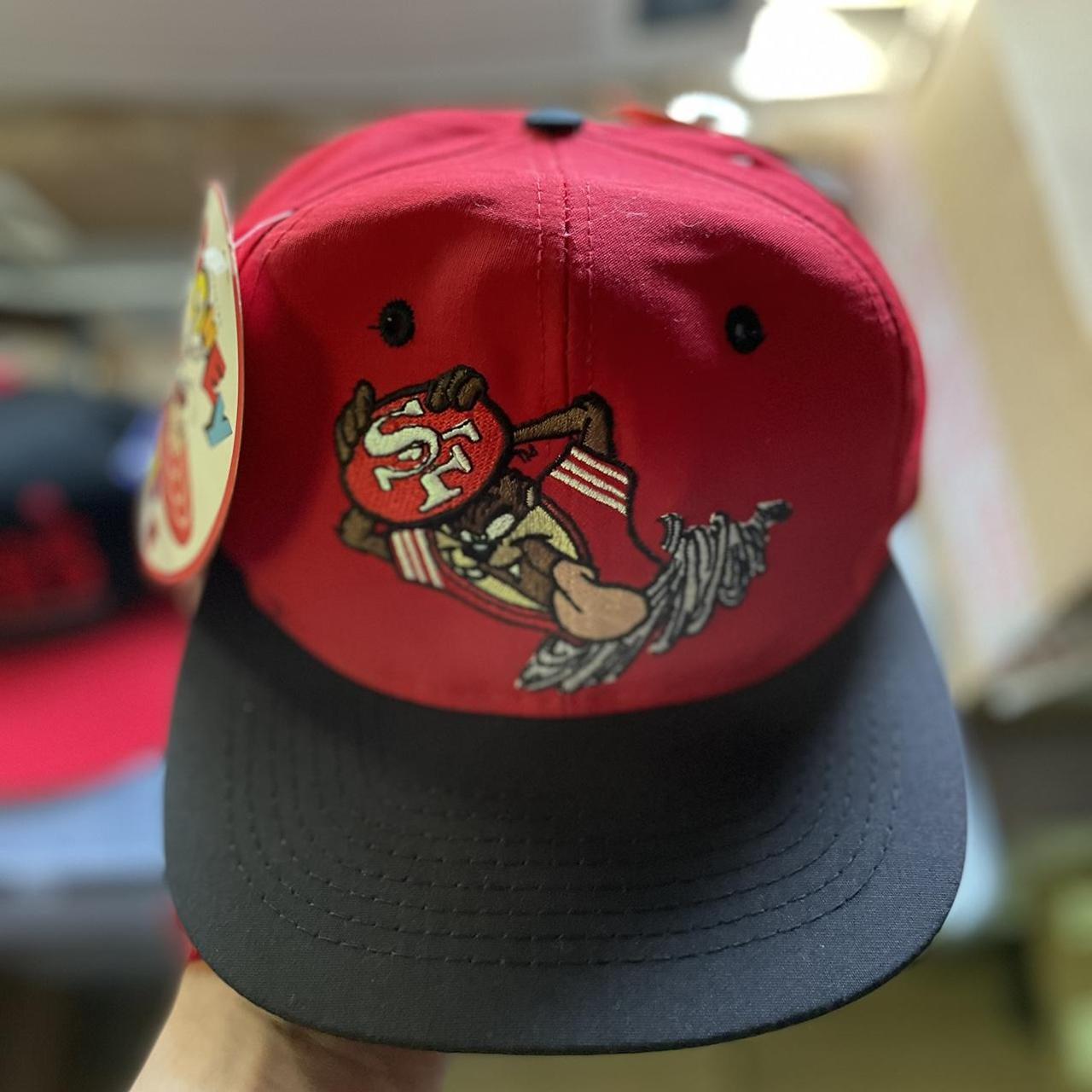Vintage 90s New Jersey DEVILS TAZ YOUTH Snapback Hat Official
