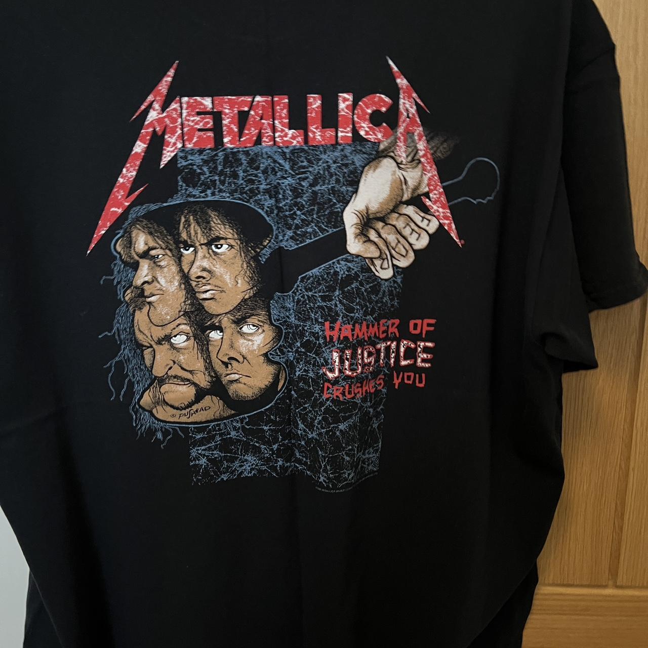 Metallica Justice For All Tracks Men39;s T-shirt Black