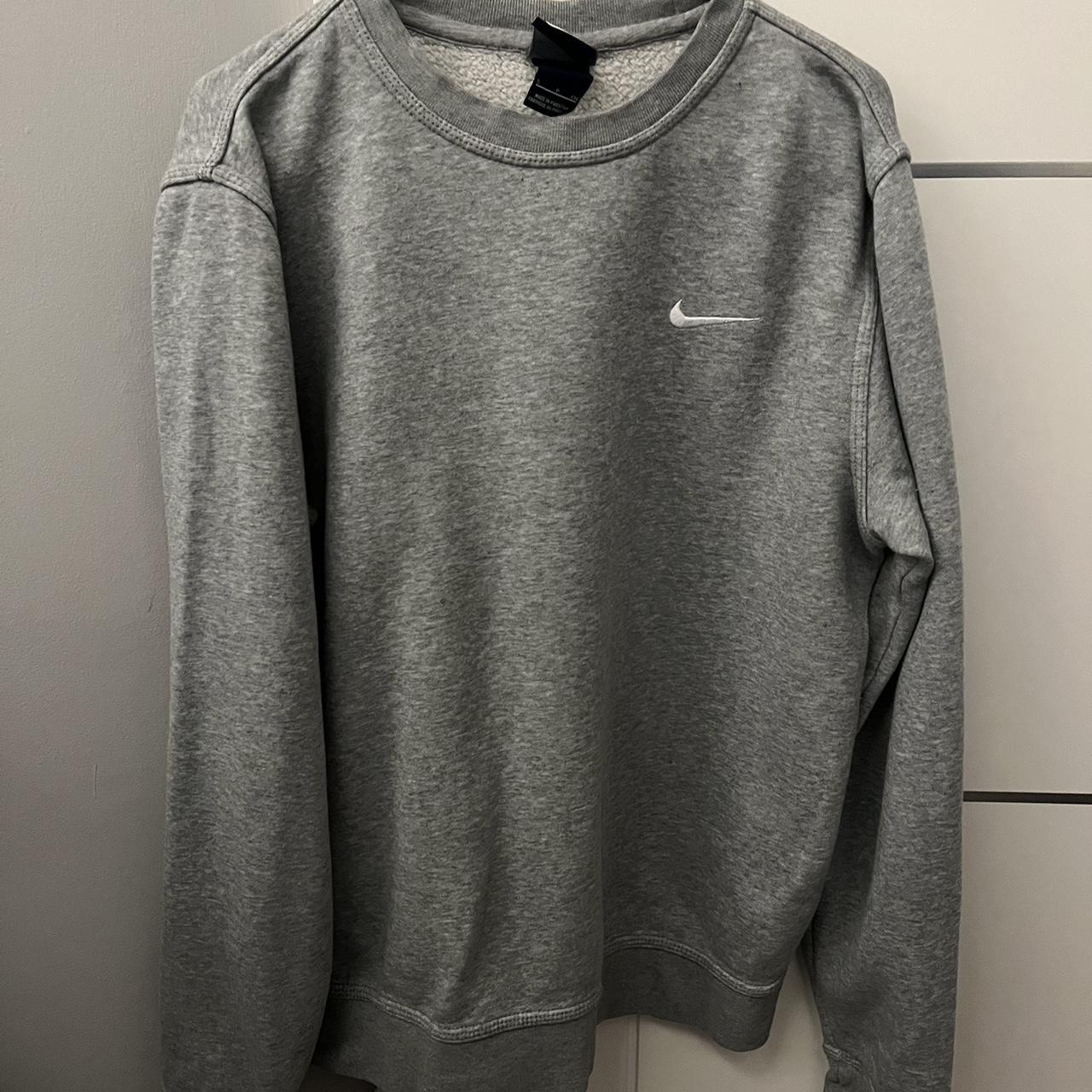 Grey Nike sweatshirt size S. very little dethreading... - Depop