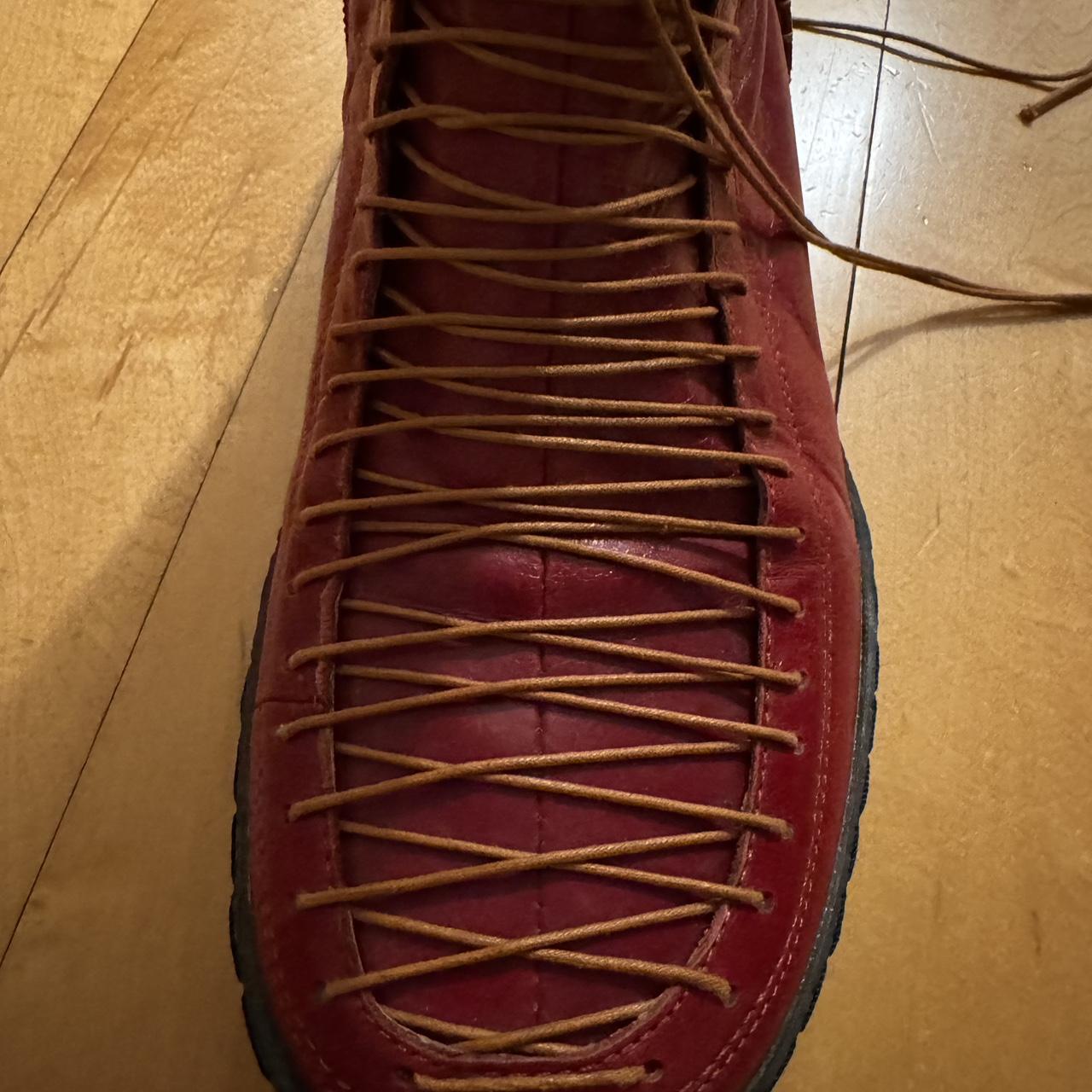 Vintage red/burgundy cowboy boots. Haven’t been worn... - Depop