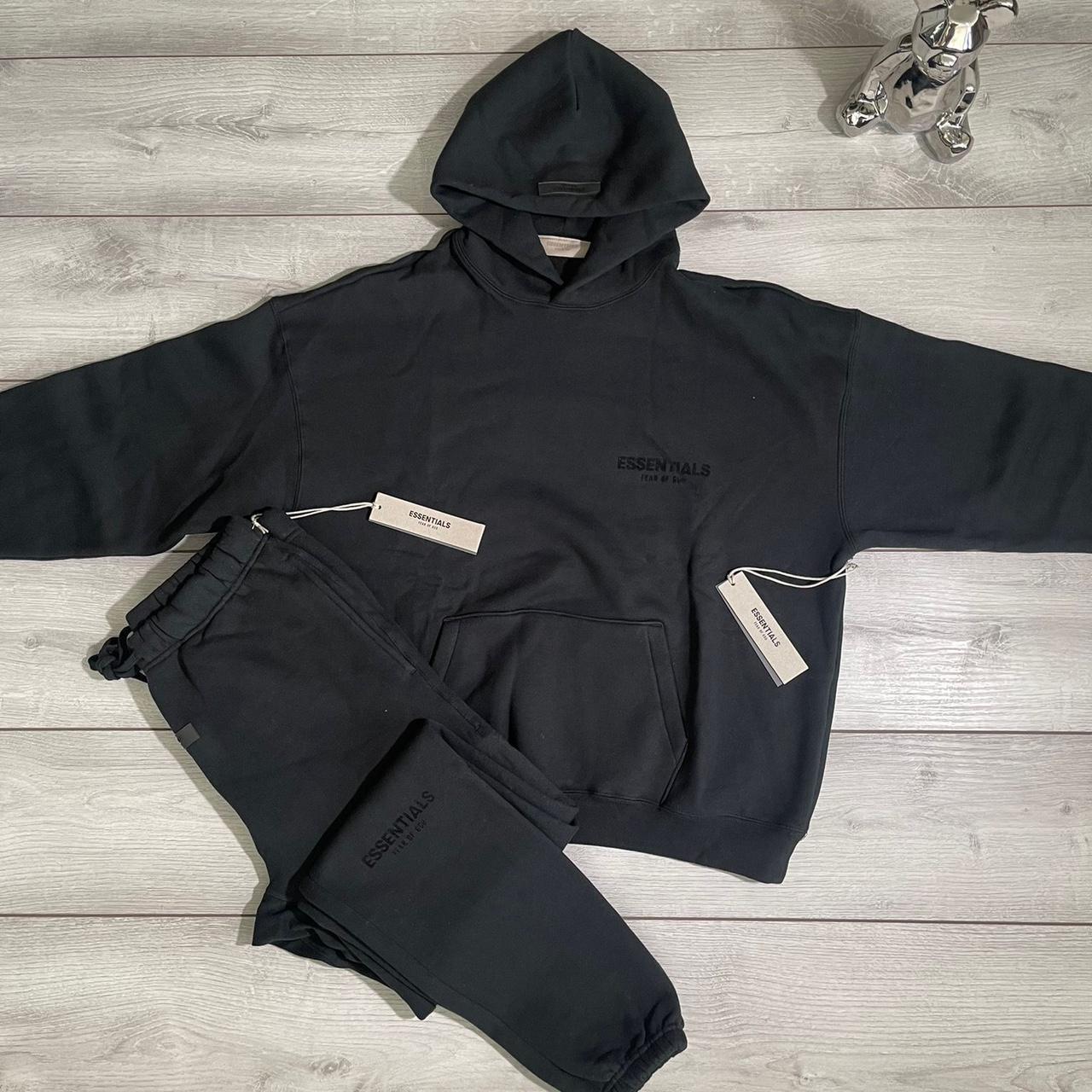 Essentials FOG Tracksuit SS22 - black ☑️ Medium 🌟... - Depop