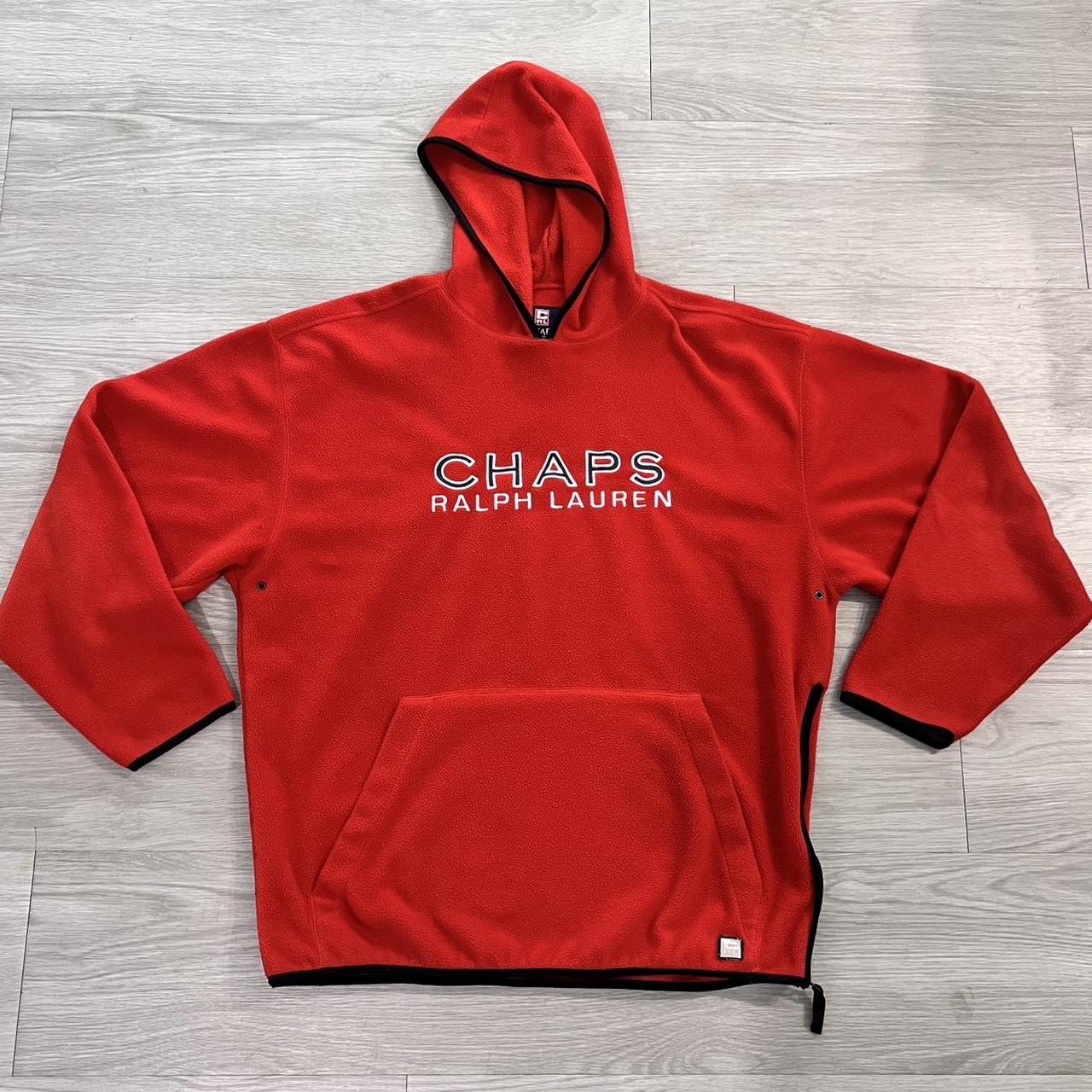 Vintage Ralph Lauren Chaps Fleece Hoodie Size