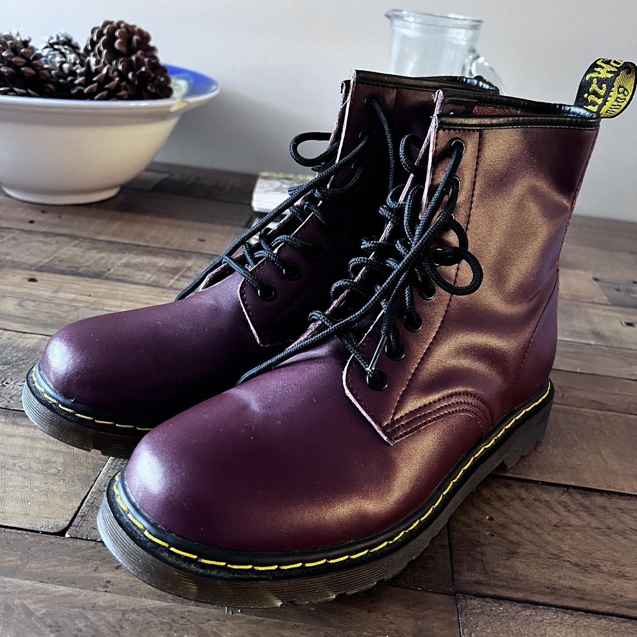 Dr martens Airwair cherry red. Never been worn Size. Depop