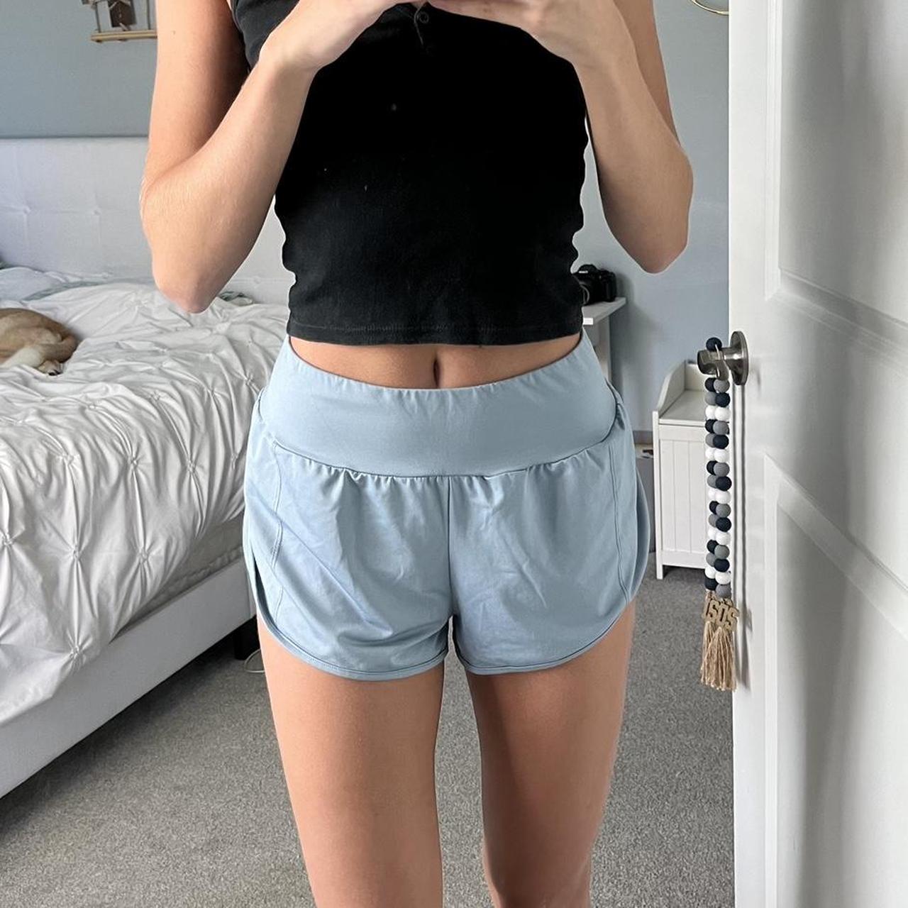 Blue Shorts Silky, Lightweight Material So Comfortable - Depop