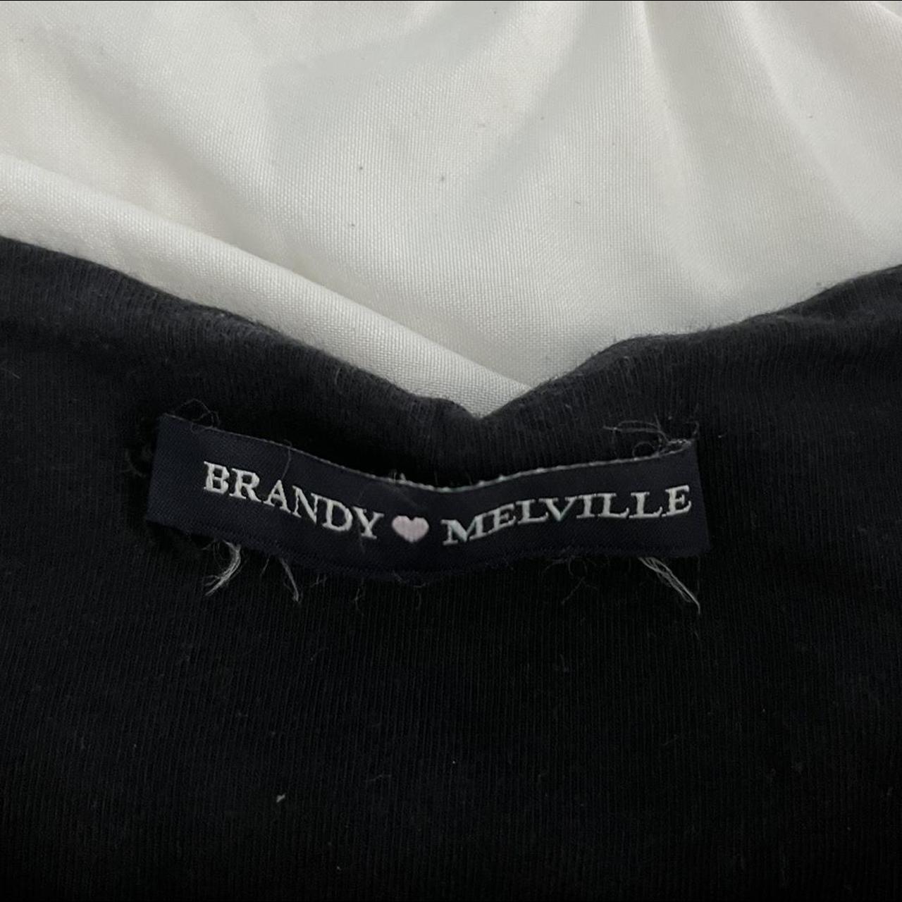 brandy melville black tube top Depop