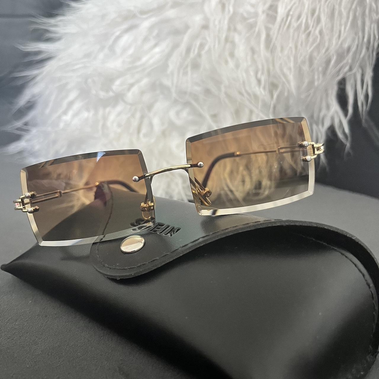 SHEIN Women's Brown Sunglasses Depop