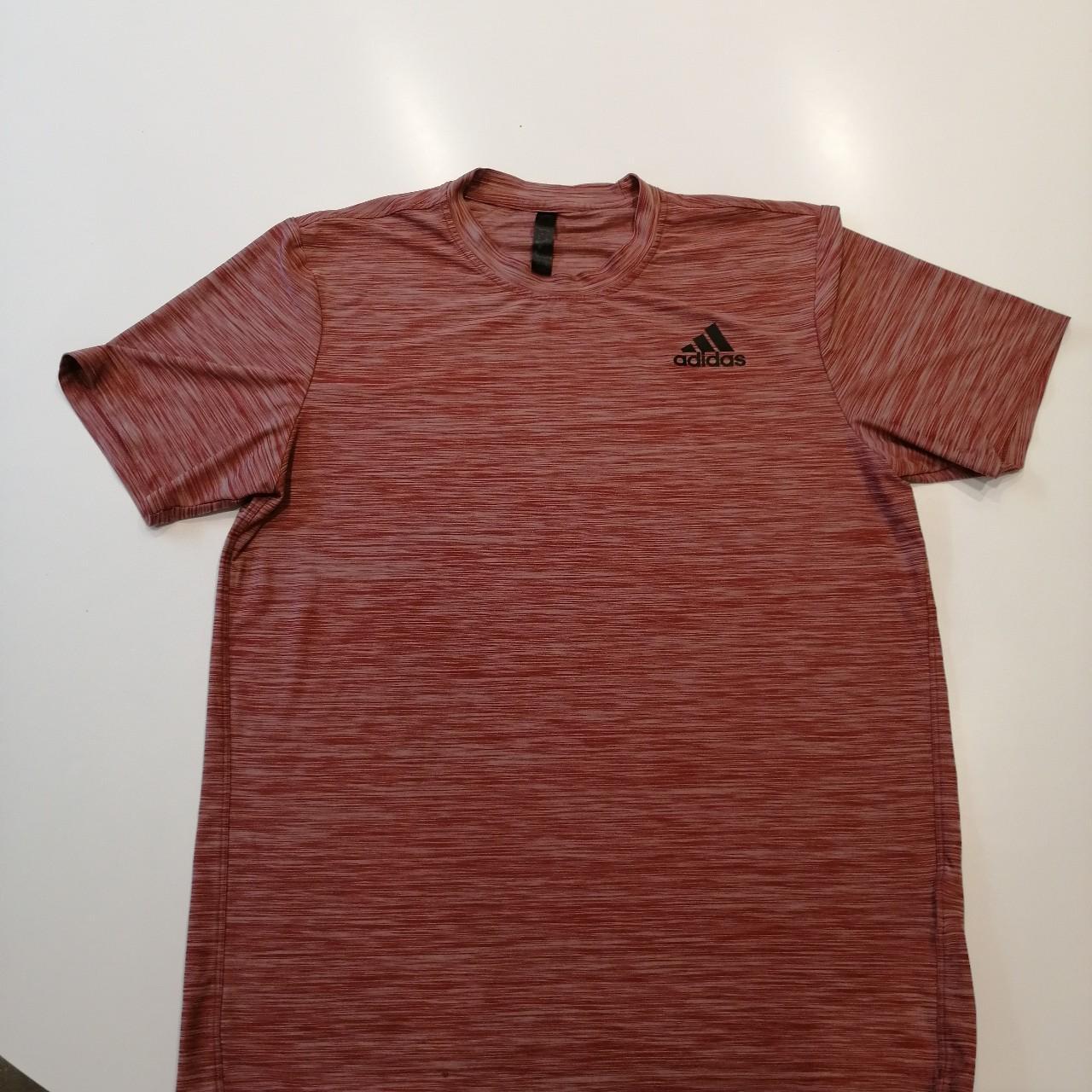 👕 Lightweight Red Adidas Sports T-Shirt - Elevate... - Depop