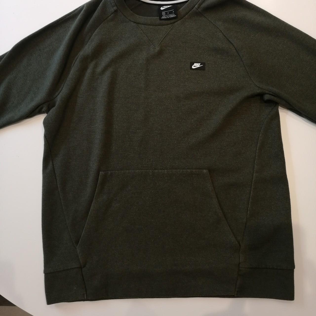 👕 Dark Green Nike Jumper Elevate Your Athletic... Depop