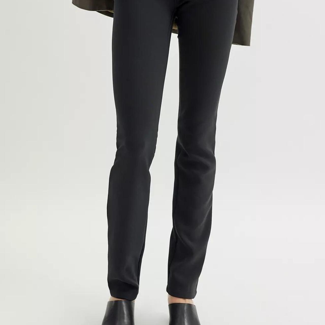 J. Jill Wearever Smooth-Fit Slim-Leg Pants Black XS.