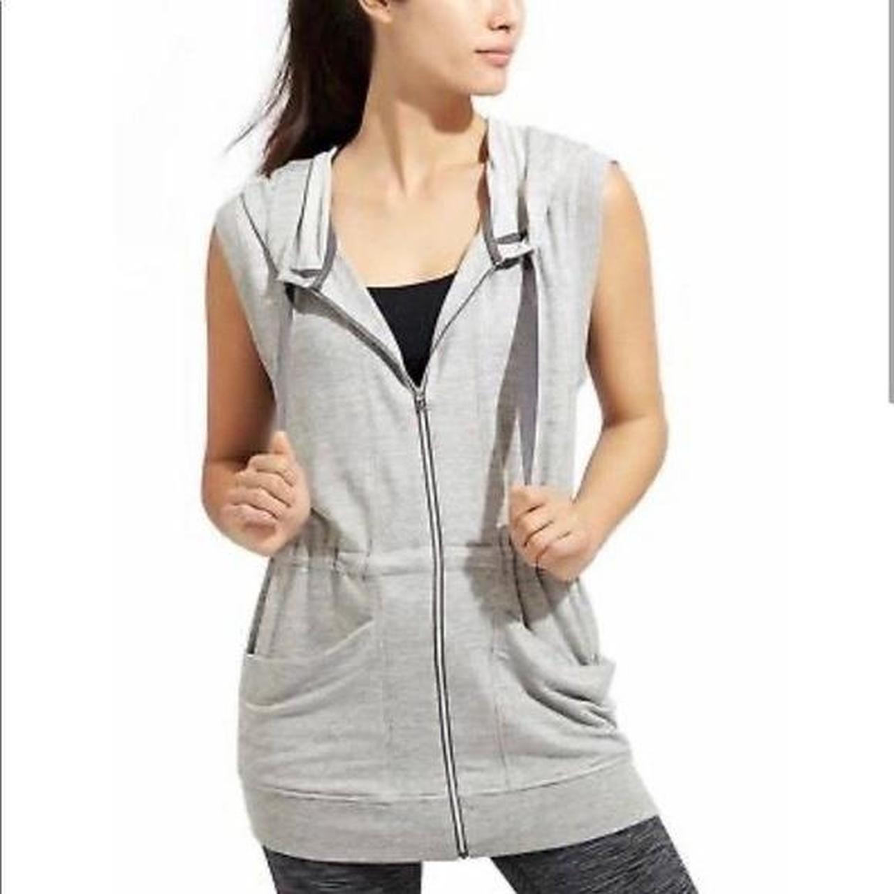 Sleeveless hoodie vest online womens