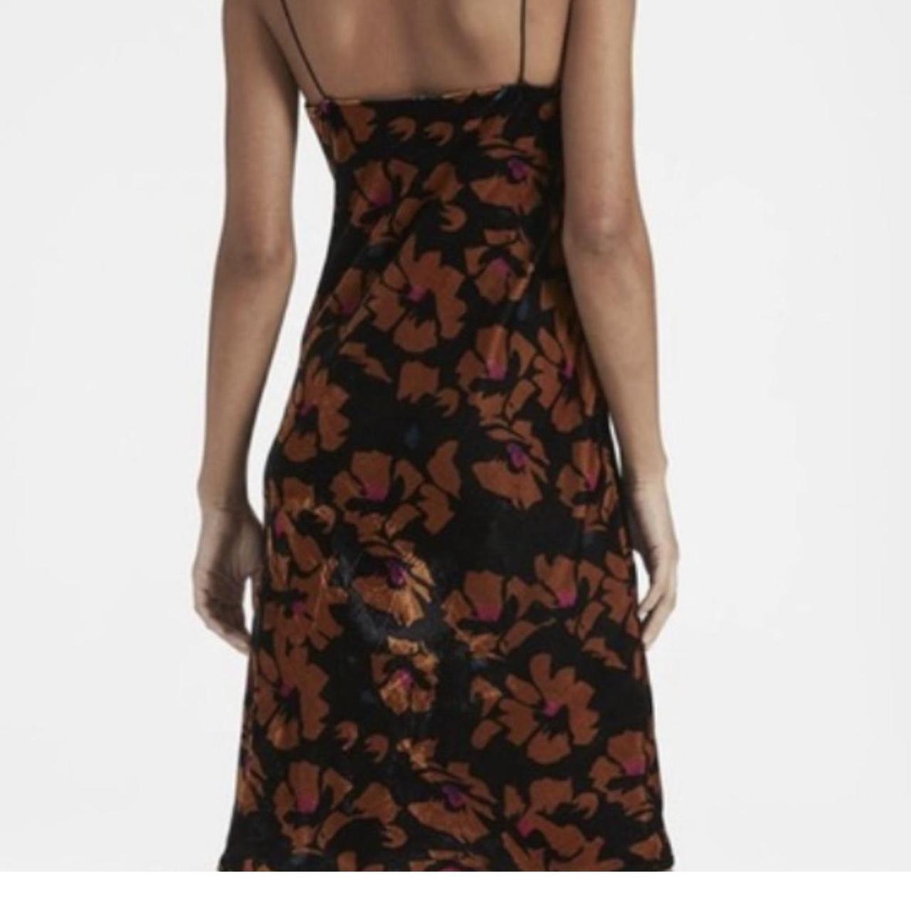 Milly Gabbi Winter Floral Velvet outlets Dress