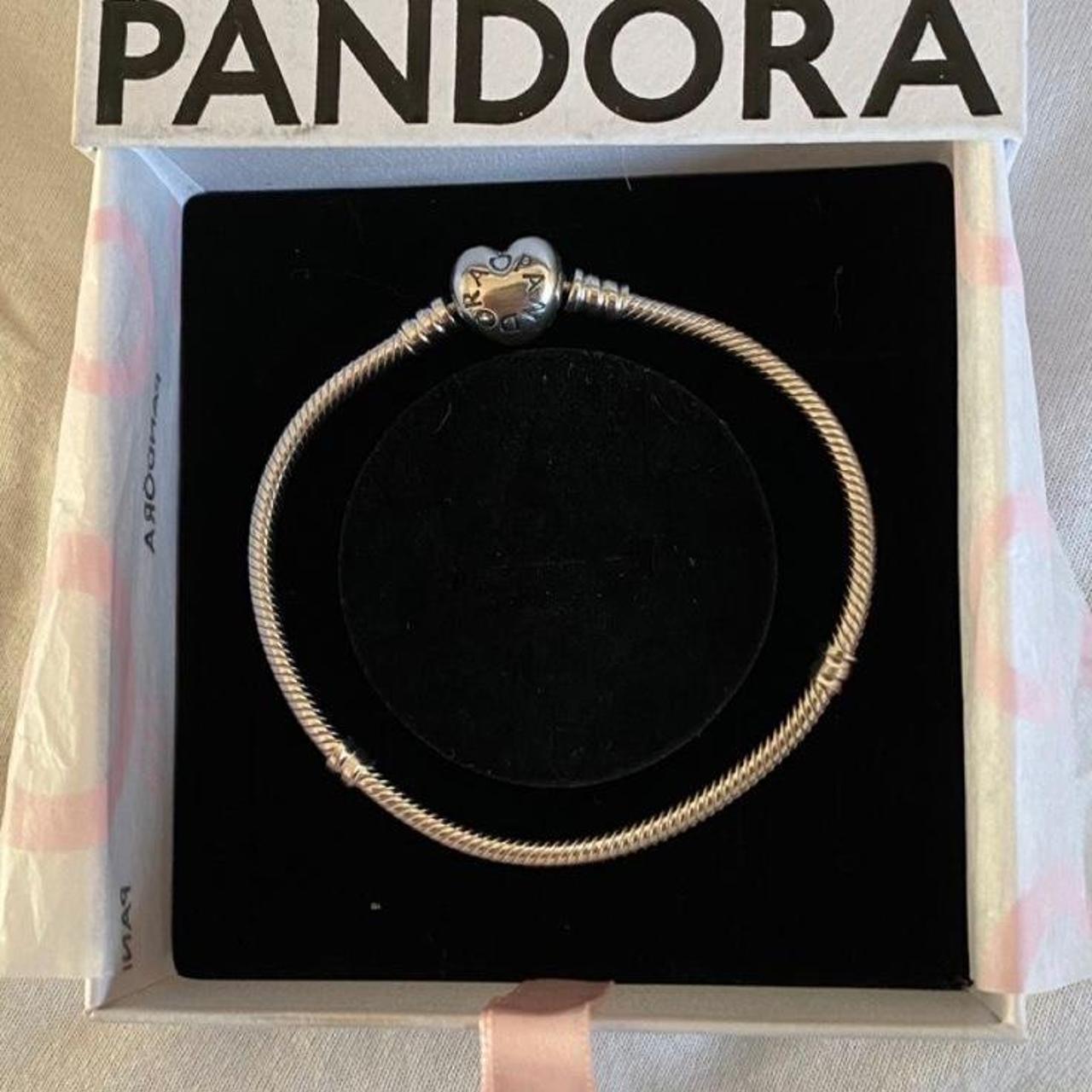 pandora moments heart charm bracelet NEW #pandora... - Depop